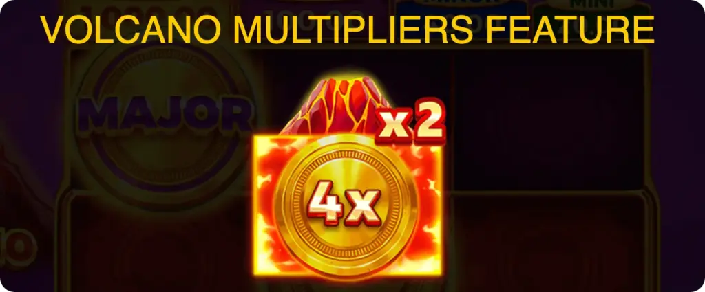 Volcano Multipliers – pièce 4x avec multiplicateur x2